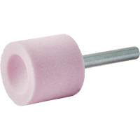 Vitrified Bond Mounted Point, A38, Aluminum Oxide, 1" Dia., 1" L, 80 Grit FMT Sales Ltd