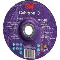Cubitron 3 Cut-Off Wheel, 6" x 0.045", 7/8" Arbor, Type T27, Ceramic, 10200 RPM FMT Sales Ltd