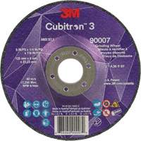 Cubitron 3 Depressed Centre Grinding Wheel, 5" x 1/4", 7/8" Arbor, Ceramic, Type T27 FMT Sales Ltd