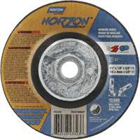 NorZon Plus SGZ CA Grinding & Cutting Wheel, 4-1/2" x 1/8", 5/8"-11 Arbor, Type 27, Ceramic Alumina FMT Sales Ltd
