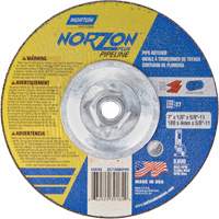NorZon Plus SGZ Right Angle Cut-Off Wheel, 7" x 1/8", 5/8"-11 Arbor, Type 27/42, Ceramic Alumina, 8600 RPM FMT Sales Ltd