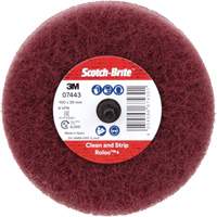 Scotch-Brite Roloc Plus General Purpose Scuffing Wheel, 4" Dia. FMT Sales Ltd