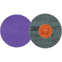 Disque en fibre Roloc Cubitron 3, 2" dia., Grain 60+, C&eacute;ramique FMT Sales Ltd