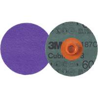Disque en fibre Roloc Cubitron 3, 4" dia., Grain 60+, C&eacute;ramique FMT Sales Ltd
