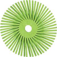 Brosse radiale en soies de pr&eacute;cision type A PN-RB Scotch-Brite , C&eacute;ramique, Grain 50+, 3" dia. FMT Sales Ltd
