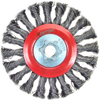 Bosses &agrave; fils nou&eacute;s standards, Dia. 4-1/2", Fils 0,02", Arbre 5/8"-11, Acier FMT Sales Ltd