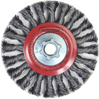 Roue compl&egrave;te de c&acirc;ble de torsion, Dia. 4", Fils 0,02", Arbre 5/8"-11, Acier FMT Sales Ltd