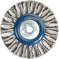 Roue compl&egrave;te de c&acirc;ble de torsion, Dia. 4", Fils 0,02", Arbre 5/8"-11, Acier inoxydable FMT Sales Ltd