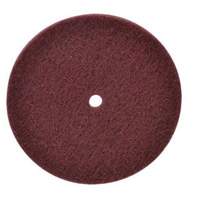 Disque non tiss&eacute; tr&egrave;s r&eacute;sistant Bear-Tex, 6" dia., Grain Tr&egrave;s fin, Oxyde d'aluminium FMT Sales Ltd