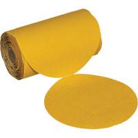 Stikit No Hole Gold Abrasive Disc Roll, 6" Dia., 220 Grit, Aluminum Oxide FMT Sales Ltd