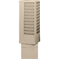 Literature Storage Racks, Rotating, 44 Slots, Steel, 14-1/8" W x 14-1/8" D x 48-1/2" H FMT Sales Ltd