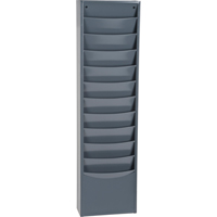 Literature Storage Racks, Stationary, 11 Slots, Steel, 9-3/4" W x 4-1/8" D x 36" H FMT Sales Ltd