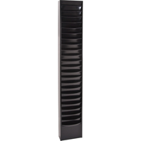 Literature Storage Racks, Stationary, 23 Slots, Steel, 9-3/4" W x 4-1/8" D x 65-1/2" H FMT Sales Ltd
