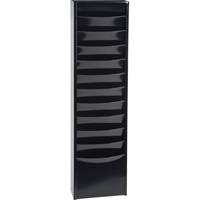 Literature Storage Racks, Stationary, 11 Slots, Steel, 9-3/4" W x 4-1/8" D x 36" H FMT Sales Ltd