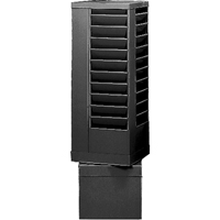 Literature Storage Racks, Rotating, 44 Slots, Steel, 14-1/8" W x 14-1/8" D x 48-1/2" H FMT Sales Ltd