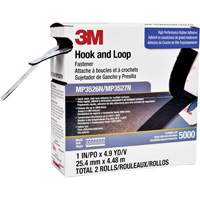 Reclosable Fastener, Hook & Loop, 5 yds x 1", Adhesive, Black FMT Sales Ltd