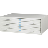Classeurs pour classement &agrave; plat Facil, 5 Tiroirs, 46" la x 32" p x 16-3/8" h FMT Sales Ltd