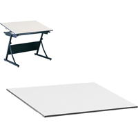 Dessus de table Planmaster, 60" la x 3/4" h, Blanc FMT Sales Ltd