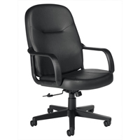 Office Chairs, Leather, Black FMT Sales Ltd