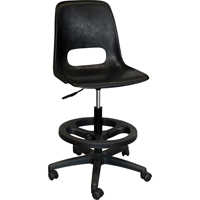800 Series Classroom Stool with Back, Mobile, Adjustable Height, 250 lbs. Capacity FMT Sales Ltd