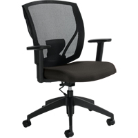 Task Chairs, Fabric, Charcoal, 300 lbs. Capacity FMT Sales Ltd