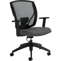 Task Chairs, Vinyl, Charcoal, 300 lbs. Capacity FMT Sales Ltd