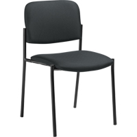 Chaises sans accoudoirs empilables, Tissu, Hauteur 32", Capacit&eacute; 300 lb, Charbon FMT Sales Ltd