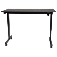 Bureau ajustable pour travail debout, , 45-1/4" h x 29-1/2" p, Noir FMT Sales Ltd