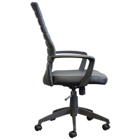 Activ A-128 Office Chair, Polyurethane, Black, 275 lbs. Capacity FMT Sales Ltd