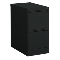 Classeur vertical, Acier, 2 tiroirs, 15-1/7" la x 25" p x 29" h, Noir FMT Sales Ltd