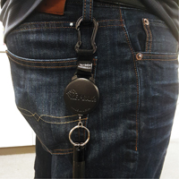 Securit Key Chains, Polycarbonate, 48" Cable, Carabiner Attachment FMT Sales Ltd