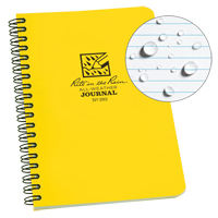 Side-Spiral Notebook, Soft Cover, Yellow, 64 Pages, 4-5/8" W x 7" L FMT Sales Ltd