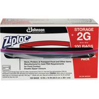 Sacs d'entreposage alimentaire &agrave; double fermeture &agrave; glissi&egrave;re de Ziploc FMT Sales Ltd
