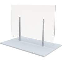 Freestanding Board Mount Sneeze Guard, 36" W x 36" H FMT Sales Ltd