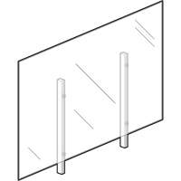 Sneeze Guard, 48" W x 36" H FMT Sales Ltd