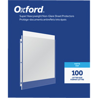 Oxford&reg; Heavyweight Non-Glare Sheet Protectors FMT Sales Ltd