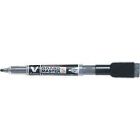 Marqueur effaçable &agrave; sec Vboard Master S avec efface, Bleu, Pointe Fin FMT Sales Ltd