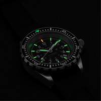 Large Diver's Automatic Watch, Digital, Battery Operated, 41 mm, Black FMT Sales Ltd