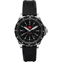 Red Maple Jumbo Diver's Quartz Watch, Digital, Battery Operated, 46 mm, Black FMT Sales Ltd
