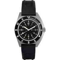 Steel Navigator Watch on 3-Piece Rubber Strap Kit, Digital, Battery Operated, 41 mm, Black FMT Sales Ltd