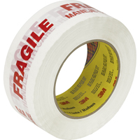 Scotch&reg; 3771 Box Sealing Tape with Message, Hot Melt Adhesive, 2 mils, 48 mm (1-22/25") x 100 m (328') FMT Sales Ltd
