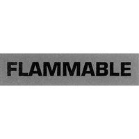 "Flammable" Special Handling Labels, 5" L x 2" W, Black on Red FMT Sales Ltd