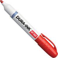 Marqueurs &agrave; essuyage &agrave; sec Dura-Ink, Rouge, Pointe Ronde FMT Sales Ltd