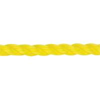 Corde jaune tress&eacute;e 3/8", Polypropyl&egrave;ne, 630' FMT Sales Ltd