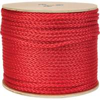 Corde rouge tress&eacute;e, Polypropyl&egrave;ne, 500' FMT Sales Ltd