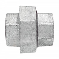 Raccord union pour tuyau, 1/8", Fer galvanis&eacute;, FPT FMT Sales Ltd