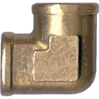 Raccord de tuyau forg&eacute; en coude 90°, FPT, Laiton, 3/4" FMT Sales Ltd