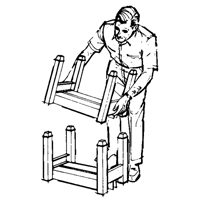Supports empilables mobiles, 12" la x 16" p, Capacit&eacute; de 2500 lb FMT Sales Ltd