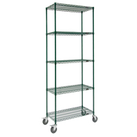 Chariots en treillis m&eacute;tallique, Fini &eacute;poxy, 36" x 92" x 24", Capacit&eacute; 800 lb FMT Sales Ltd