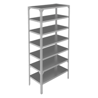 &eacute;l&eacute;ment de rayonnage, Acier galvanis&eacute;, Montant &agrave; fente, Capacit&eacute; 400 lb, 36" la x 84" h x 12" p FMT Sales Ltd